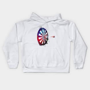 darts sport art #darts #sport Kids Hoodie